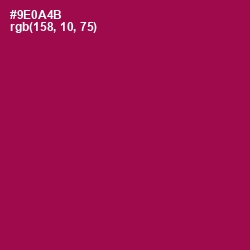 #9E0A4B - Disco Color Image