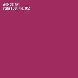 #9E2C5F - Camelot Color Image
