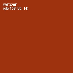 #9E320E - Cognac Color Image