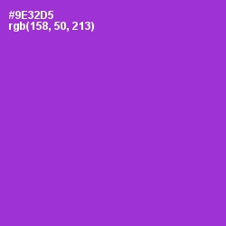 #9E32D5 - Electric Violet Color Image