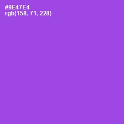 #9E47E4 - Amethyst Color Image