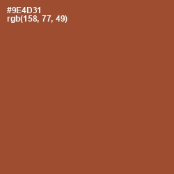 #9E4D31 - Mule Fawn Color Image