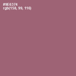#9E6374 - Copper Rose Color Image