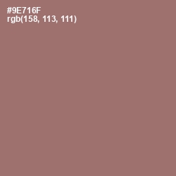 #9E716F - Bazaar Color Image