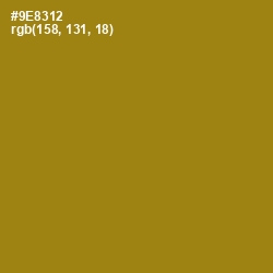 #9E8312 - Reef Gold Color Image