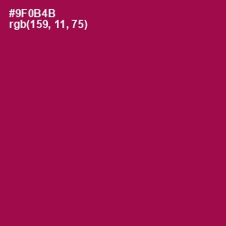 #9F0B4B - Disco Color Image