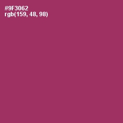 #9F3062 - Vin Rouge Color Image