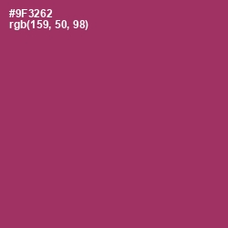 #9F3262 - Vin Rouge Color Image