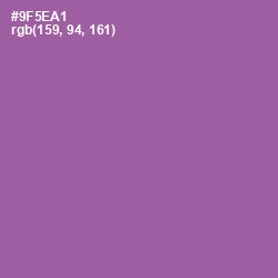 #9F5EA1 - Trendy Pink Color Image