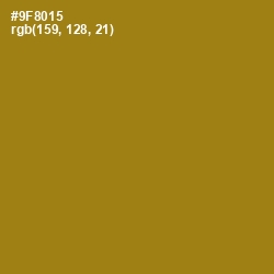 #9F8015 - Reef Gold Color Image