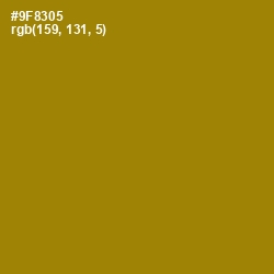 #9F8305 - Reef Gold Color Image