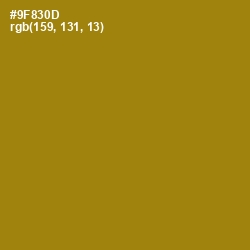 #9F830D - Reef Gold Color Image