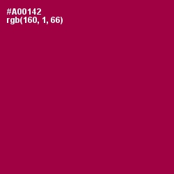 #A00142 - Jazzberry Jam Color Image