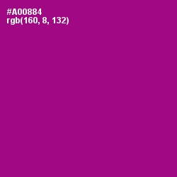 #A00884 - Violet Eggplant Color Image