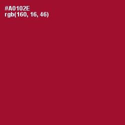 #A0102E - Shiraz Color Image