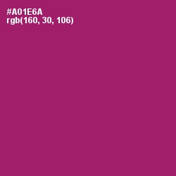 #A01E6A - Lipstick Color Image