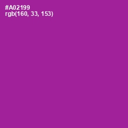 #A02199 - Medium Red Violet Color Image