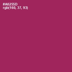 #A0255D - Night Shadz Color Image
