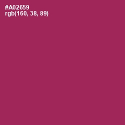 #A02659 - Night Shadz Color Image