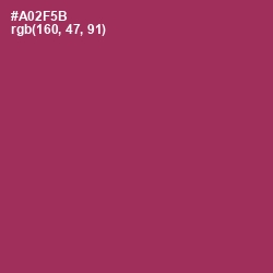 #A02F5B - Night Shadz Color Image