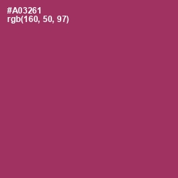 #A03261 - Rouge Color Image