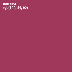 #A0385C - Night Shadz Color Image