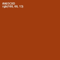 #A03C0D - Tabasco Color Image