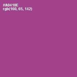 #A0418E - Tapestry Color Image