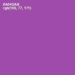 #A04DAB - Trendy Pink Color Image