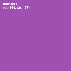 #A050B1 - Wisteria Color Image