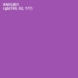 #A052B1 - Wisteria Color Image