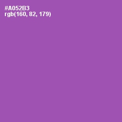 #A052B3 - Wisteria Color Image