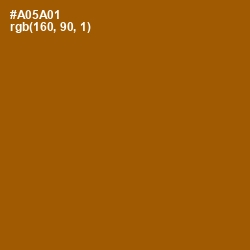 #A05A01 - Rich Gold Color Image