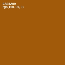 #A05A09 - Rich Gold Color Image