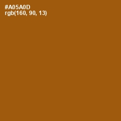 #A05A0D - Rich Gold Color Image