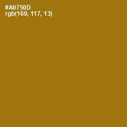 #A0750D - Buttered Rum Color Image