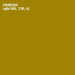 #A08204 - Hot Toddy Color Image