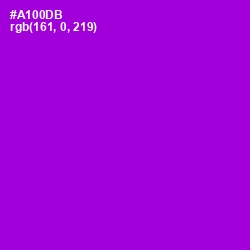 #A100DB - Electric Violet Color Image