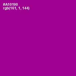 #A10190 - Violet Eggplant Color Image