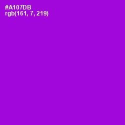 #A107DB - Electric Violet Color Image