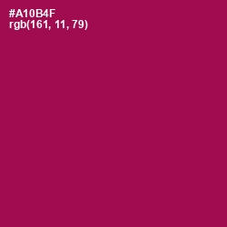 #A10B4F - Jazzberry Jam Color Image