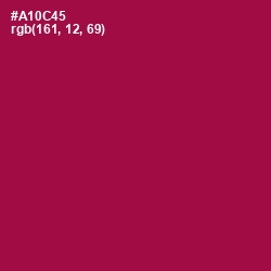 #A10C45 - Jazzberry Jam Color Image