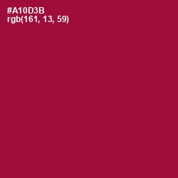 #A10D3B - Shiraz Color Image