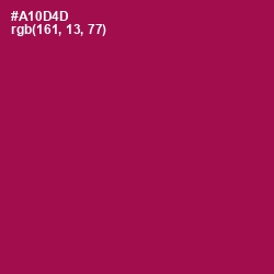 #A10D4D - Jazzberry Jam Color Image