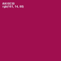 #A10E50 - Jazzberry Jam Color Image