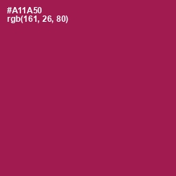 #A11A50 - Jazzberry Jam Color Image