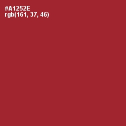 #A1252E - Mexican Red Color Image