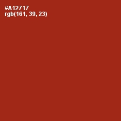 #A12717 - Tabasco Color Image