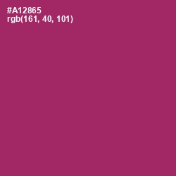 #A12865 - Rouge Color Image