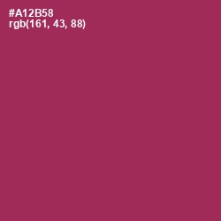 #A12B58 - Night Shadz Color Image